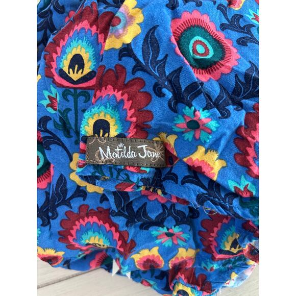 Matilda Jane Womens Splendid A Line Dress Size Large Floral Whimsical Sleeveless - Picture 5 of 8